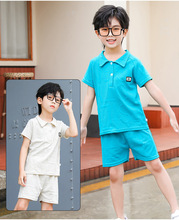 新款夏季儿童短袖套装男童休闲短裤衣服宝宝洋气夏装女童韩版童装