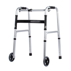 Aluminum alloy walker, elderly walking cart, hemiplegic disabled elderly rehabilitation walker, crutch cart