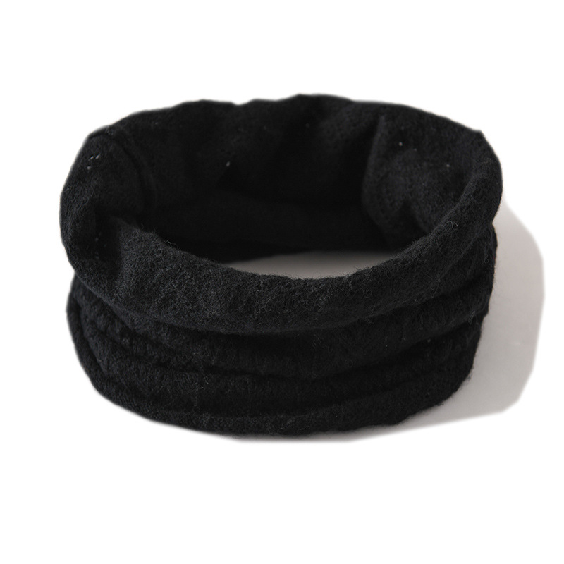 Solid Color Hollow Knitted Cashmere Scarf, Versatile Small Scarf, Neck Cover, Neck Protector, Warm Fake Collar