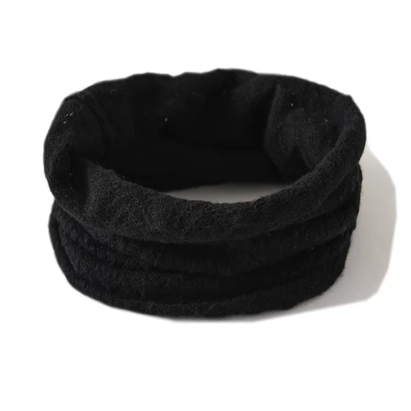 Solid Color Hollow Knitted Cashmere Scarf, Versatile Small Scarf, Neck Cover, Neck Protector, Warm Fake Collar