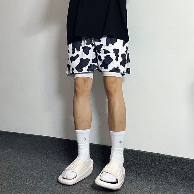 2024 New Dairy Sports Shorts Men's Summer Japanese All-match Harajuku Style Youth Casual Pants Trend