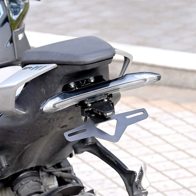 Holder Modification, License Plate Frame Short – Motorcycle tail
