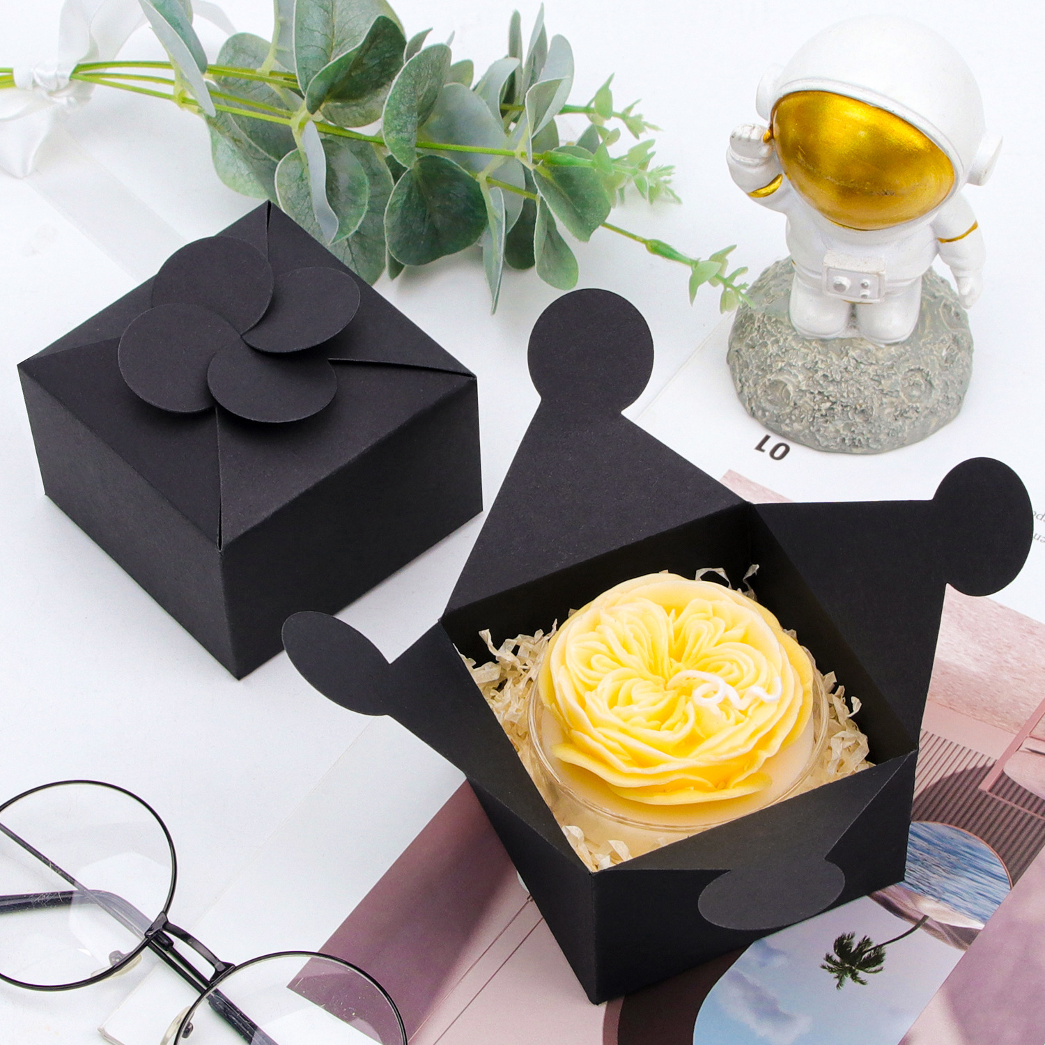 13g Weight Gift Box Event & Party Supplies 1 Piece Quantity Holiday, Wedding, Party Occasion Wedding Festival Solid Color Pattern Wedding Solid Color Paper Holiday Wedding Party Gift Box Gift Wrapping Supplies 7