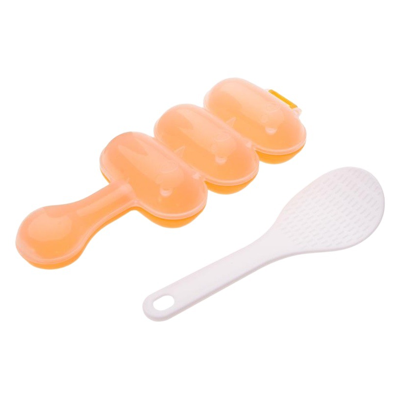 Shake Rice Balls, Kidsren's Shake Spherical Rice Balls, 3 Consecutive Molds, Sushi Balls, Shake Rice Ball Molds
