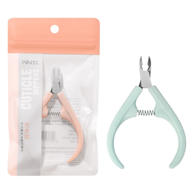 Chuanqi's nail art dead skin pliers Hawk mouth nail pliers to remove dead skin barbed nail repair knife stainless steel dead skin scissors nail groove pliers
