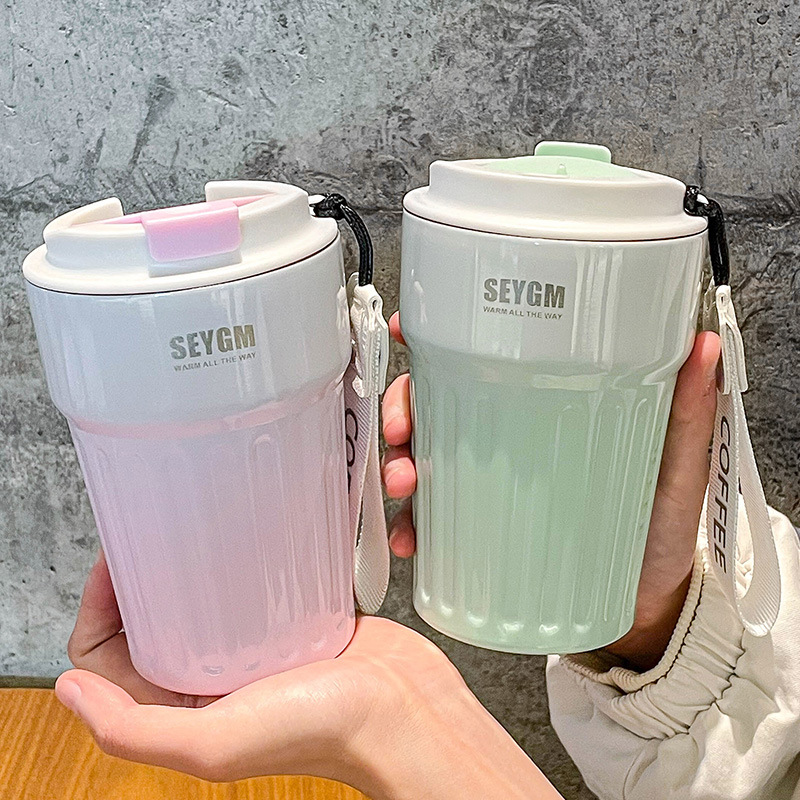 Coffee Cup Portable European Style Pocket Cup 304 Stainless Steel Mini Couple Couple Water Cup Car Gift Cup Wholesale