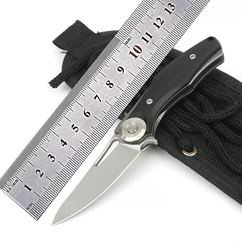 现货工厂批发迷你D2钢刃折叠刀G10柄户外口袋edc随身便携式小刀