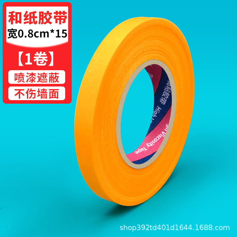 Лента декоративная Washi ширина 0.8 см, 151 рулон