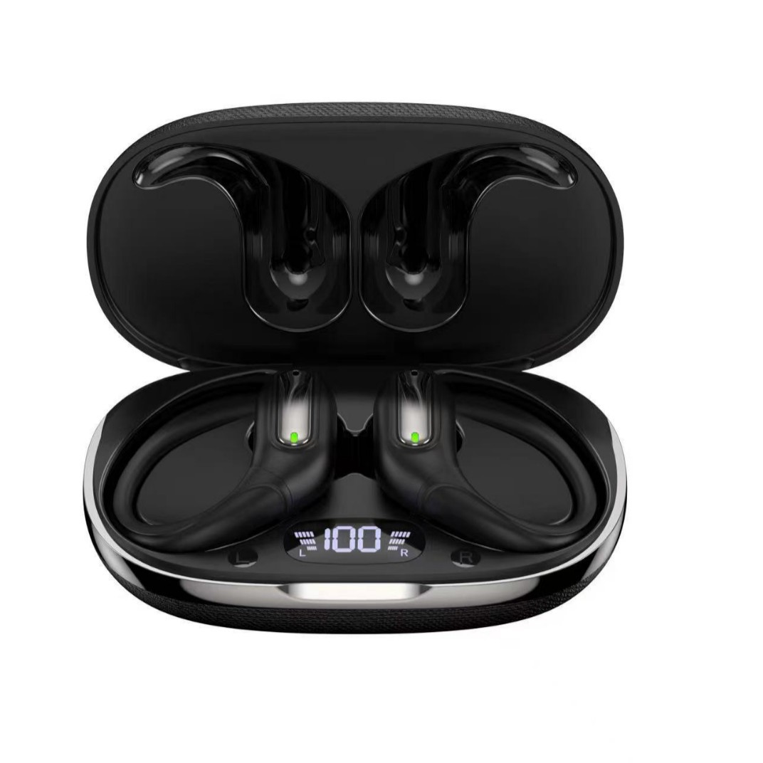 Auriculares inalámbricos Bluetooth TWS T17 de estilo gancho para la oreja, deportivos, impermeables 5.3, de venta caliente transfronteriza, suministro directo de fábrica, verdaderamente sin intraauriculares.
