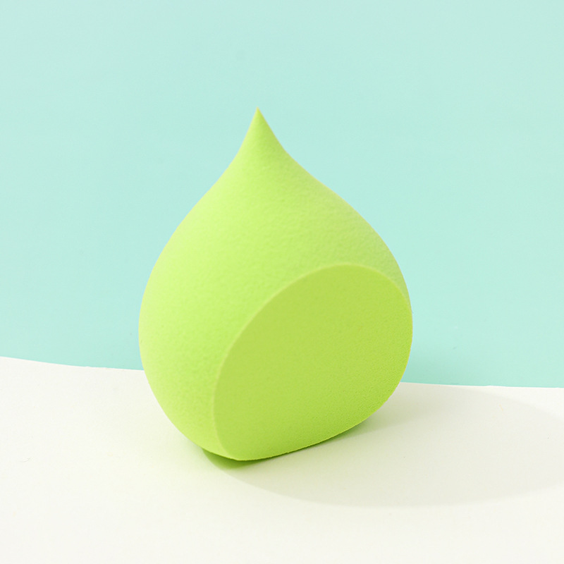 Personalización de gota transfronteriza huevo de maquillaje polvo suave no látex cortar un cuchillo de forma especial esponja huevo herramienta de maquillaje