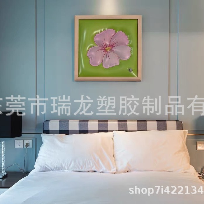 北欧简约客厅壁画立体充气PVC充气画