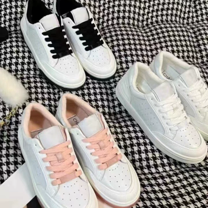 Xiao Xiangfeng Panda туфли на прозрачной подошве маленькие белые туфли женские 2024 новые буквы шнуровки спортивные туфли