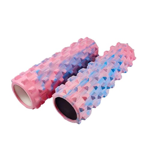 EVA Yoga Column Wolf Tooth 45cm Solid Color Foam Roller Langya Stick Massage Roller Muscle Relaxation Roller