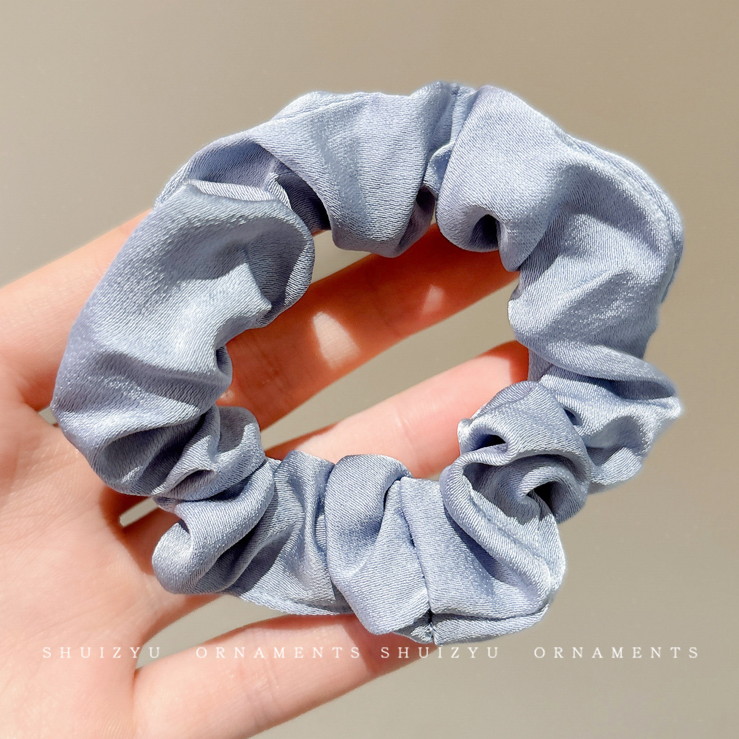 Cuerdas de cabello de viento pastoral pequeñas y altos valores faciales, anillo de cabello de intestino grande, sensación de una niña de banda de goma flácida, cuerdas de malla de banda de bola de cabeza
