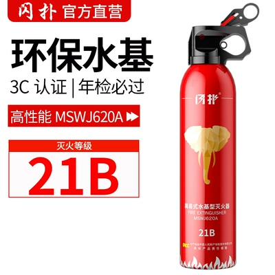 Vehicle-Mounted Fire Extinguisher for Private Cars 21B Water-Based Vehicle-Mounted Small Car Household Convenient In-Car Fire-Fighting Equipment (Vehicle fire extinguisher) - 21b-fire-extinguisher