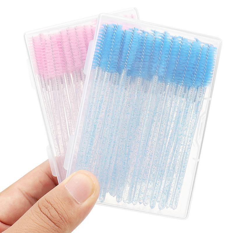 disposable nylon curly brush for eyelashes