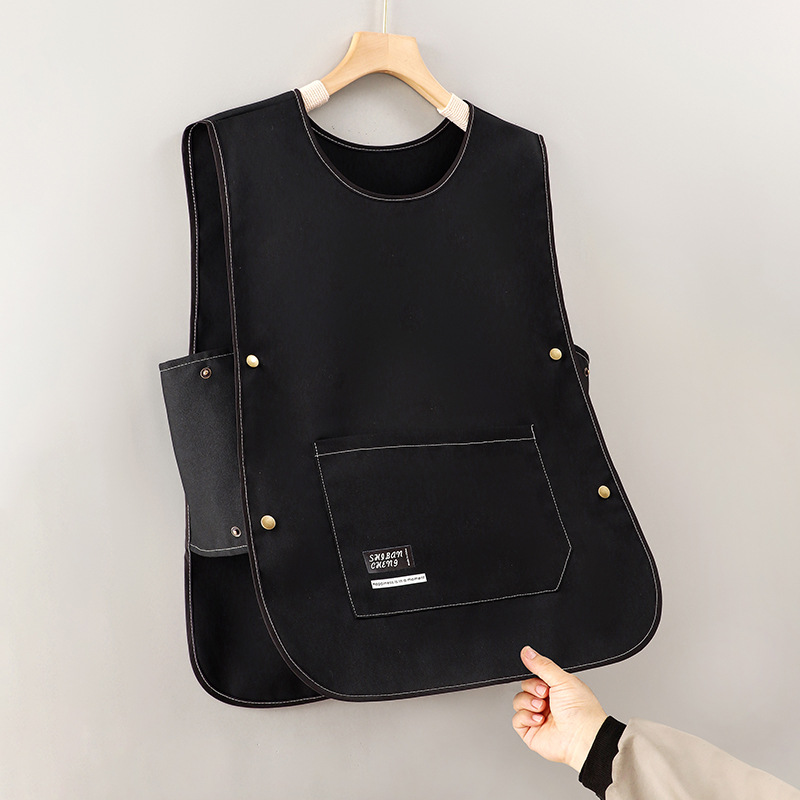 Chaleco delantal hombro red red cocina doméstica 2025 nuevo trabajo impermeable a prueba de aceite impresión de logotipo personalizado femenino