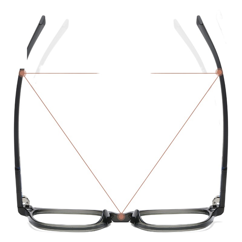 Nueva luz anti-azul gafas artísticas de los hombres retro gafas lisas TJ853 moda coreana TR90 miopía gafas marco mujeres