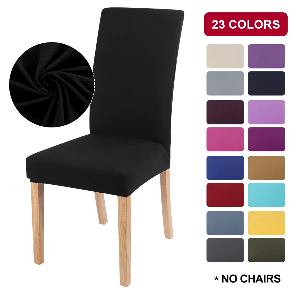 Трансграничные четыре сезона сплошной цвет бытовой эластичные кресла набор четыре года универсальный стул обеденный стул защитный чехол 1 ПК