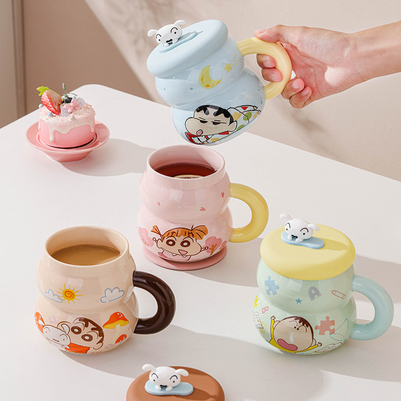 Taza de lápiz de marca pequeña taza de cerámica nueva taza de agua taza de regalo de alta calidad taza de oficina de cerámica de alto valor facial