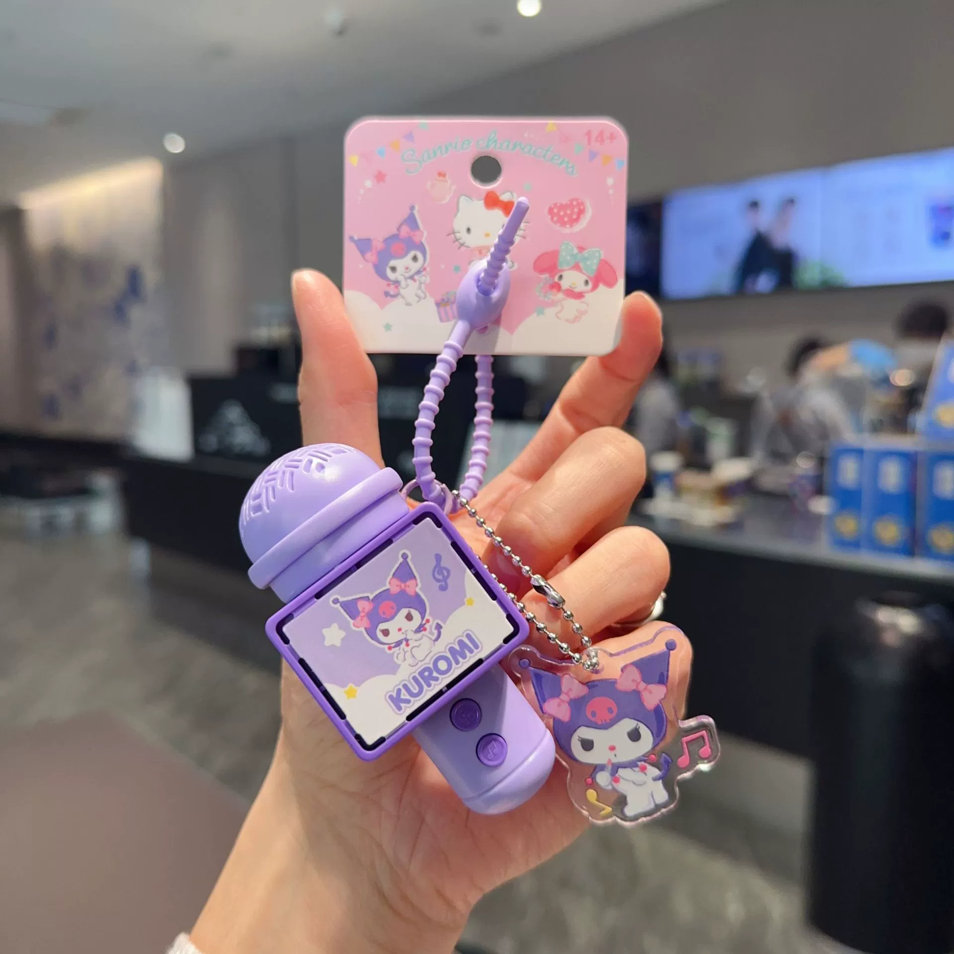 Плюшевый брелок Sanrio Hello Kitty, оригинал, мягкая подвеска 11×7.5 см, коллекционный талисман