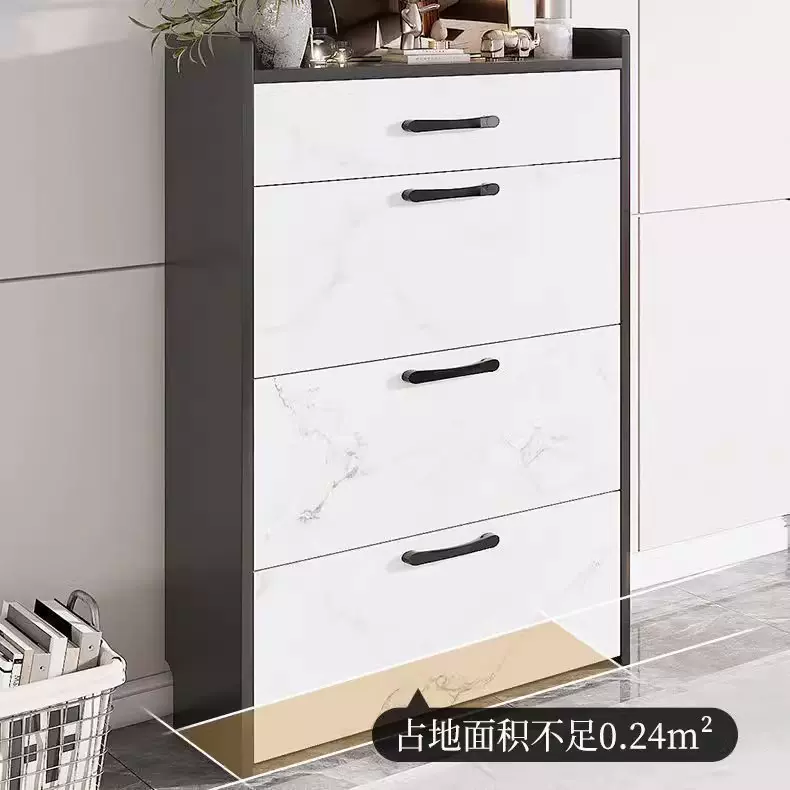 翻斗鞋柜简约门口轻奢超薄玄关柜2025爆款入户大容量收纳小窄鞋架