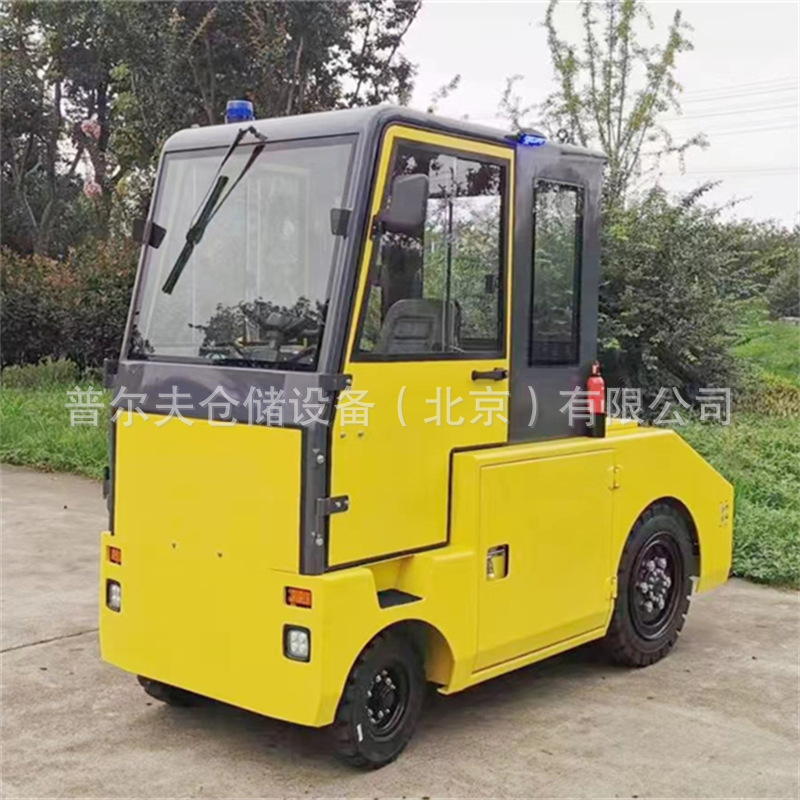 Seated Electric tow Tractor  Enclosed Cab Heavy Duty