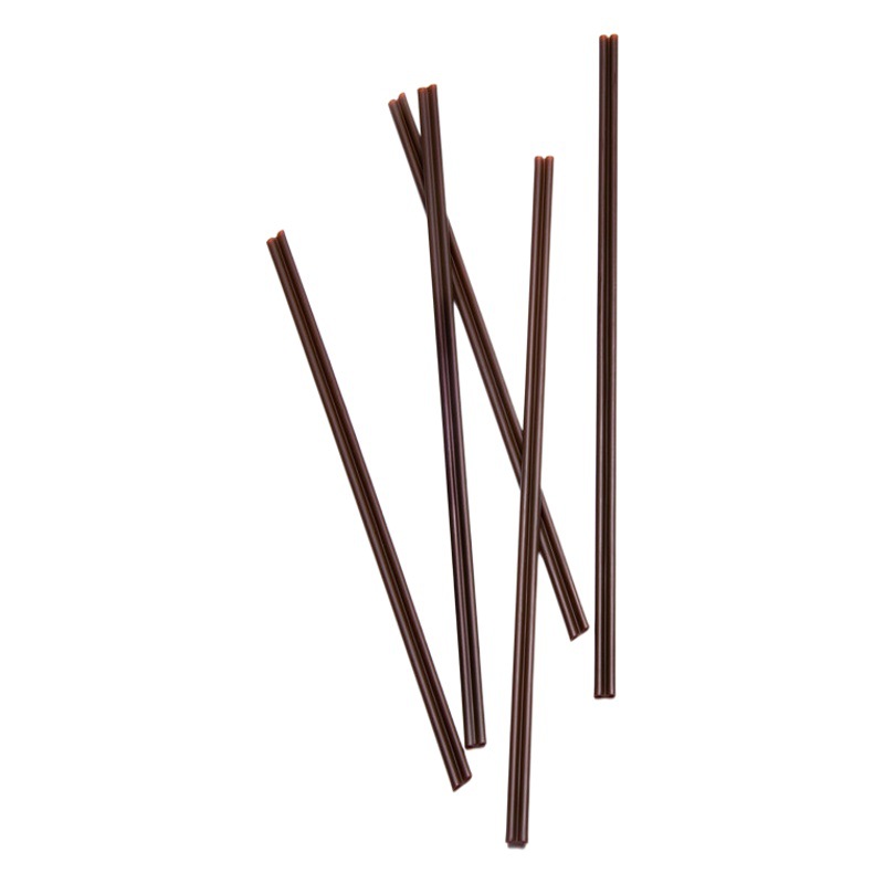 Paja fabricante de café de paja de café palo de café embalaje independiente paja desechable café barra de agitación bolsa de papel de madera