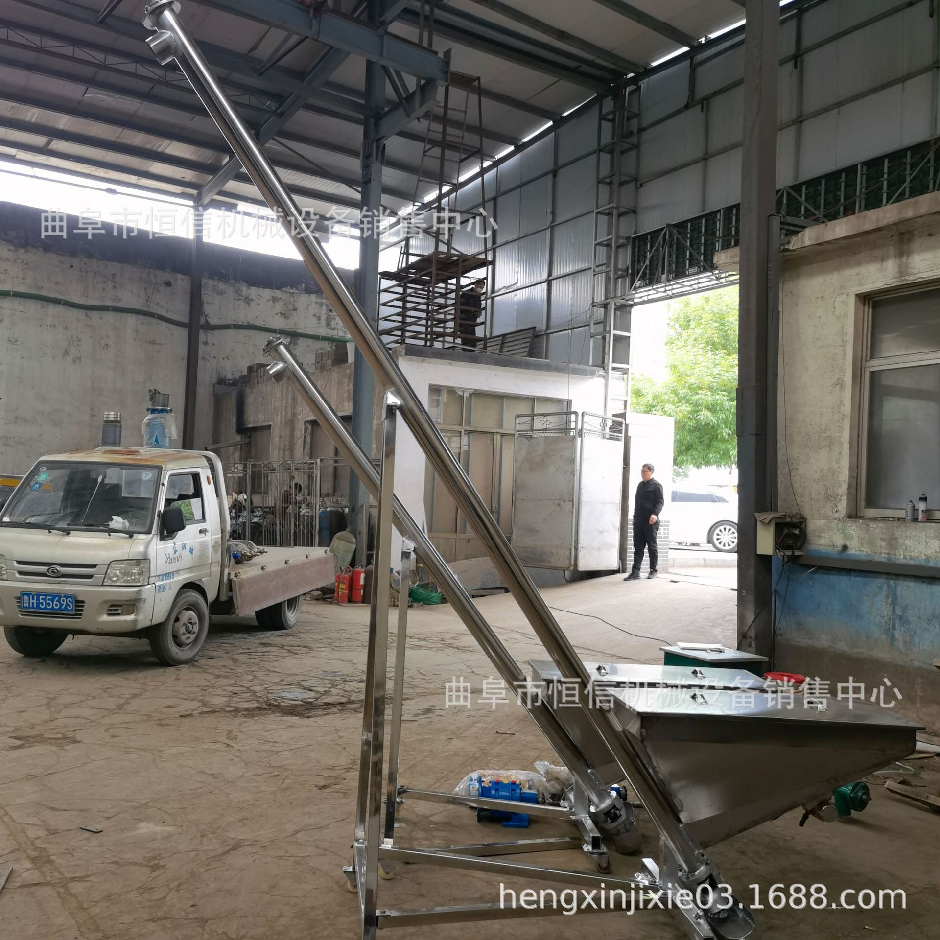 工地水泥粉螺旋提升机zcjb 重钙粉轻钙粉不锈钢螺旋提升机 生产