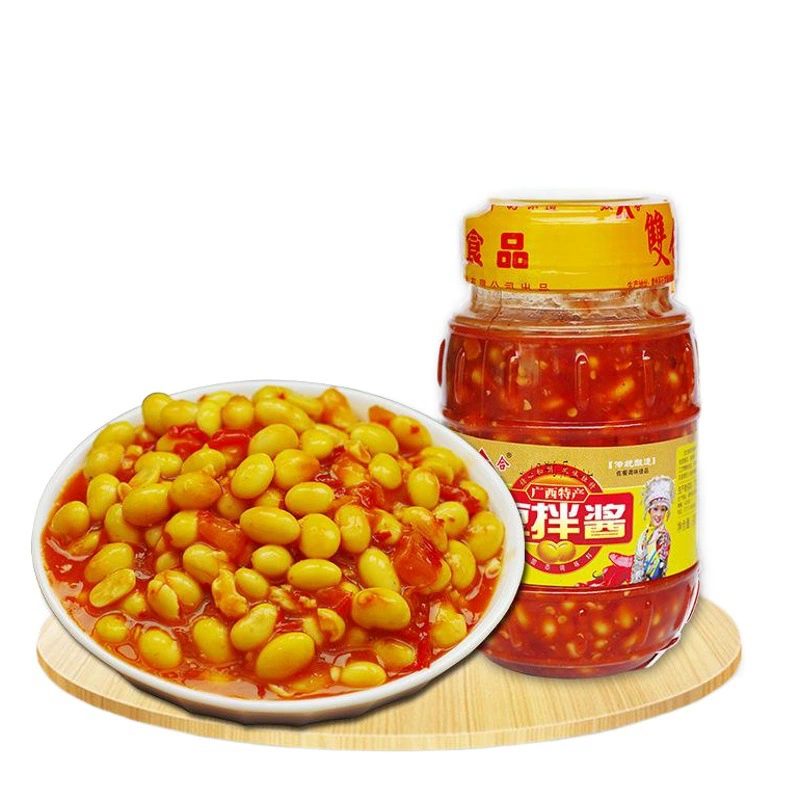 Набор из 900 г соусов: острый соус Double Hezao, приправа для холодных закусок, джем, соус для барбекю, соус из кислых сливы, приправа для гарниров.