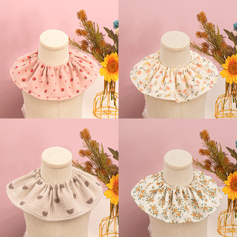 Verano bebé toallas de saliva 360 ajustable antibacteriano tipo A gaza de algodón puro baudales para hombres y mujeres bebés delbanos delbanos