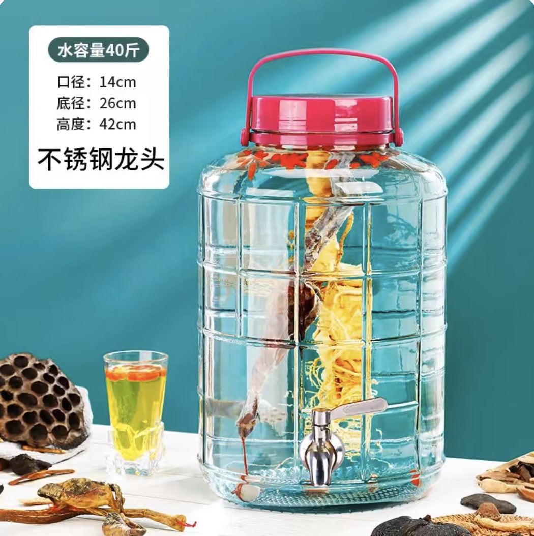 20kg 스테인리스 스틸 수도꼭지 포함; 투명