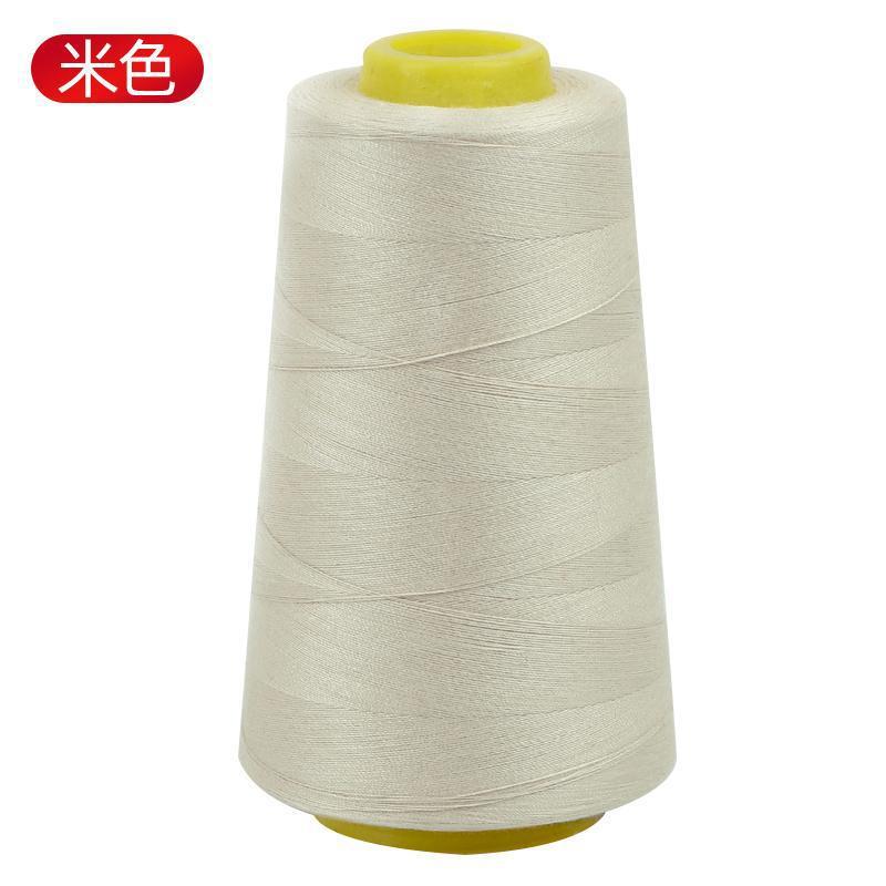 家用缝纫线宝塔线402彩色缝纫机线手缝缝衣服的平车涤纶细白|undefined