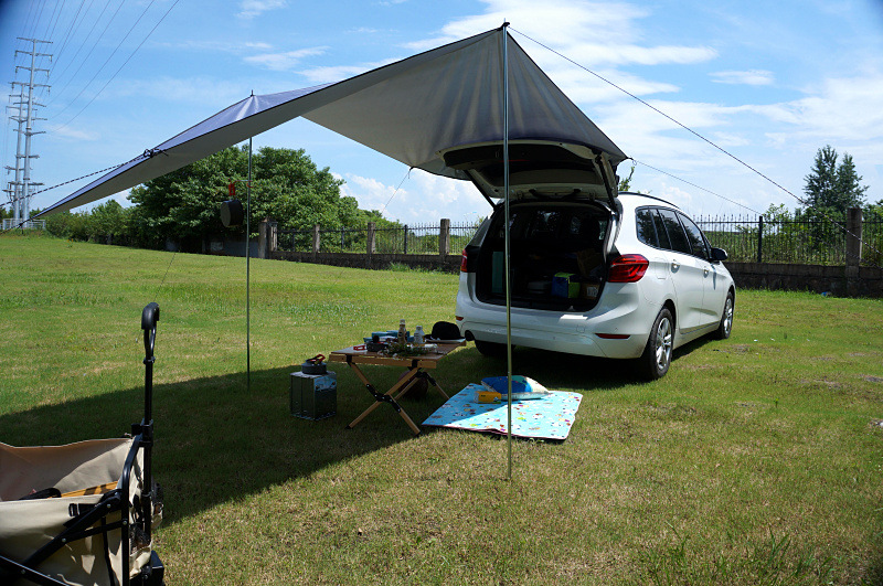 Sunscreen car awning side awning outdoor rainproof camping car rear tent suv car side tent side tent canopy