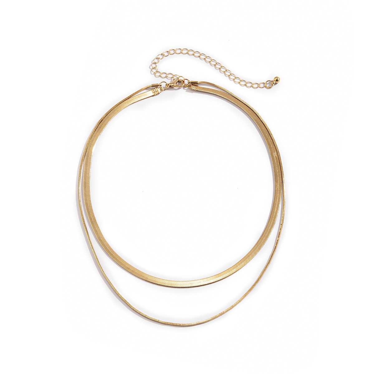 simple retro double-layer necklace