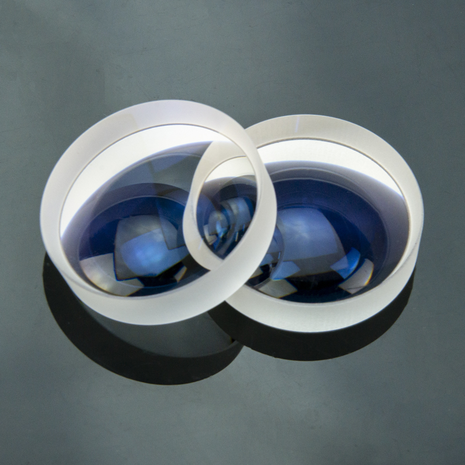 光学平凸玻璃透镜高精度聚光 AR镀膜 高流明 投影光学元件 WL