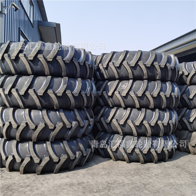 出口/批发汇福鑫农用联合人字轮胎18.4-30 可拼柜出口