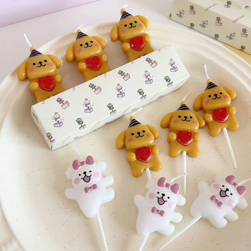 Candada de estrella de cinco puntas, decoración de pastel, fiesta de vacaciones para niños, complemento de vela, estrella de cinco puntas, cara sonriente, vela de cumpleaños