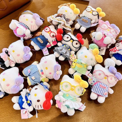 正版爆款hellokitty卡通毛绒玩偶公仔可爱kt猫钥匙扣挂件现货批发