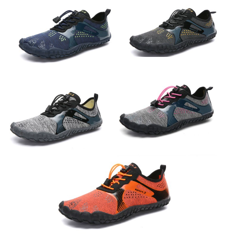 Трансграничная обувь для подводного плавания на открытом воздухе, нескользящая и противоскользящая плавательная обувь, пять пальцев пляжная амфибия