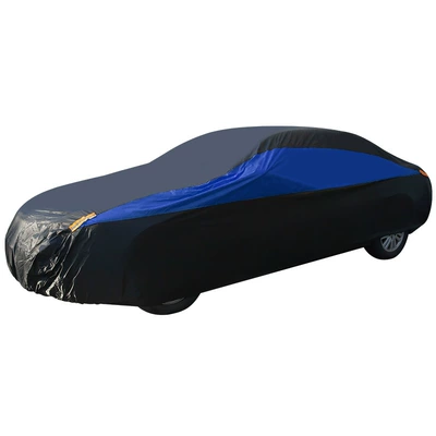 car clothing cover whole car sun, Car clothing - s-size-190t-black-and-blue-color-matching