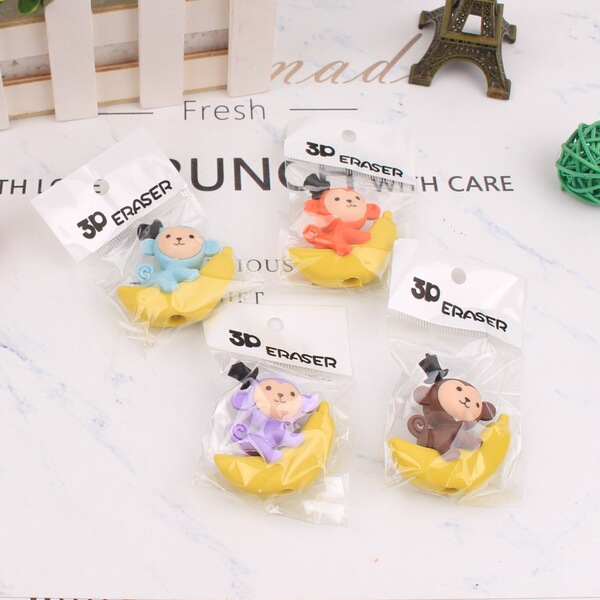 cute eraser with animals for students