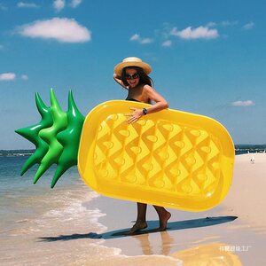  ウォーターフロート 浮き輪 水上ベッド パイナップルスイカアイスクリーム 大人子供兼用 海水浴プール