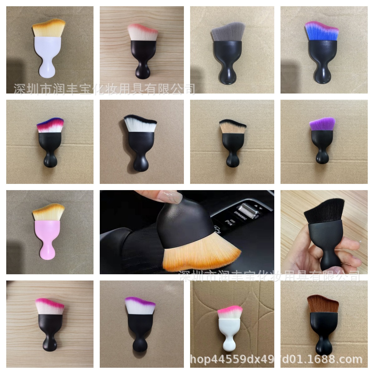 Cepillo de limpieza del coche aire acondicionado salida de aire eliminación de polvo cepillo suave herramienta de limpieza del coche Limpieza de huecos gris artefacto cepillo