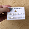 Earrings from pearl, set, pendant, Aliexpress