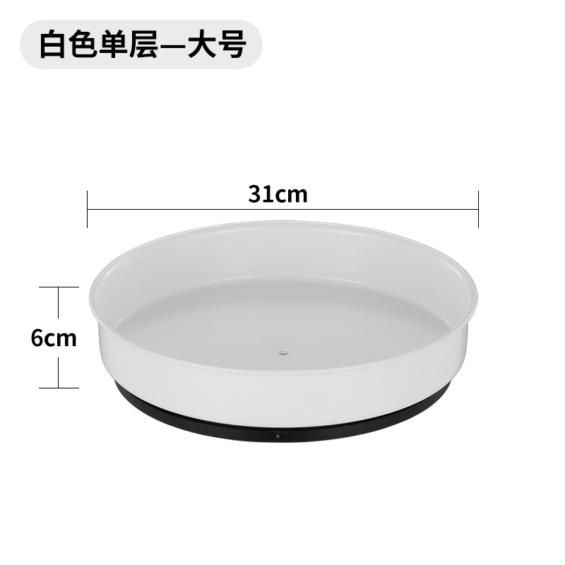 Bandeja giratoria de cocina, estante de especias de acero inoxidable, estante de condimentos de encimera multifuncional, almacenamiento de cosméticos transfronterizo