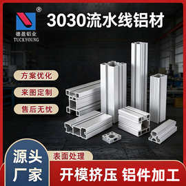 佛山厂家批发3030流水线铝材导轨滑轨框架重型工业铝合金型材