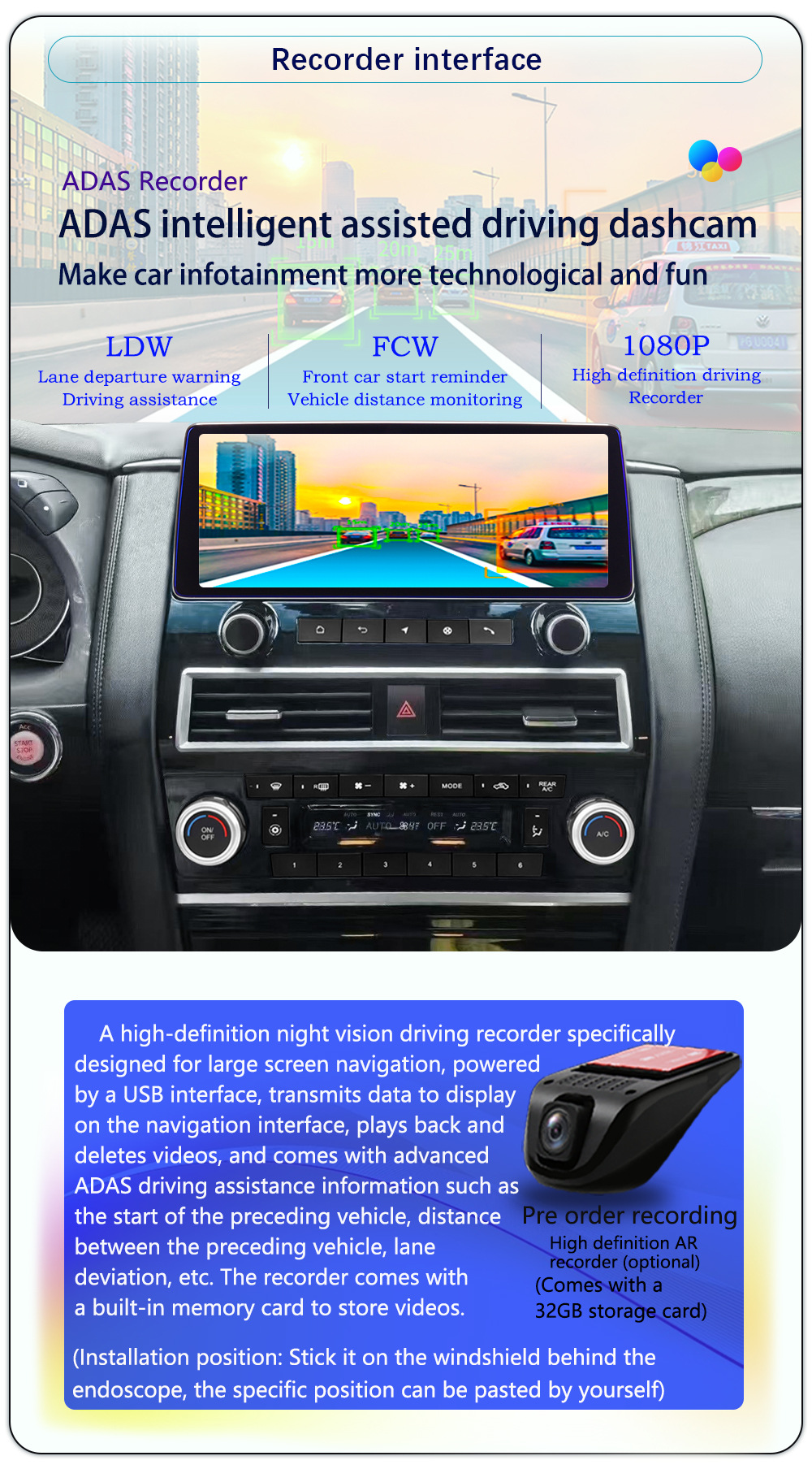 Suitable for 12.3inch Nissan Patrol Amanda Y61Y62 Infiniti Qx80/Qx56 Modified 4g Navigator