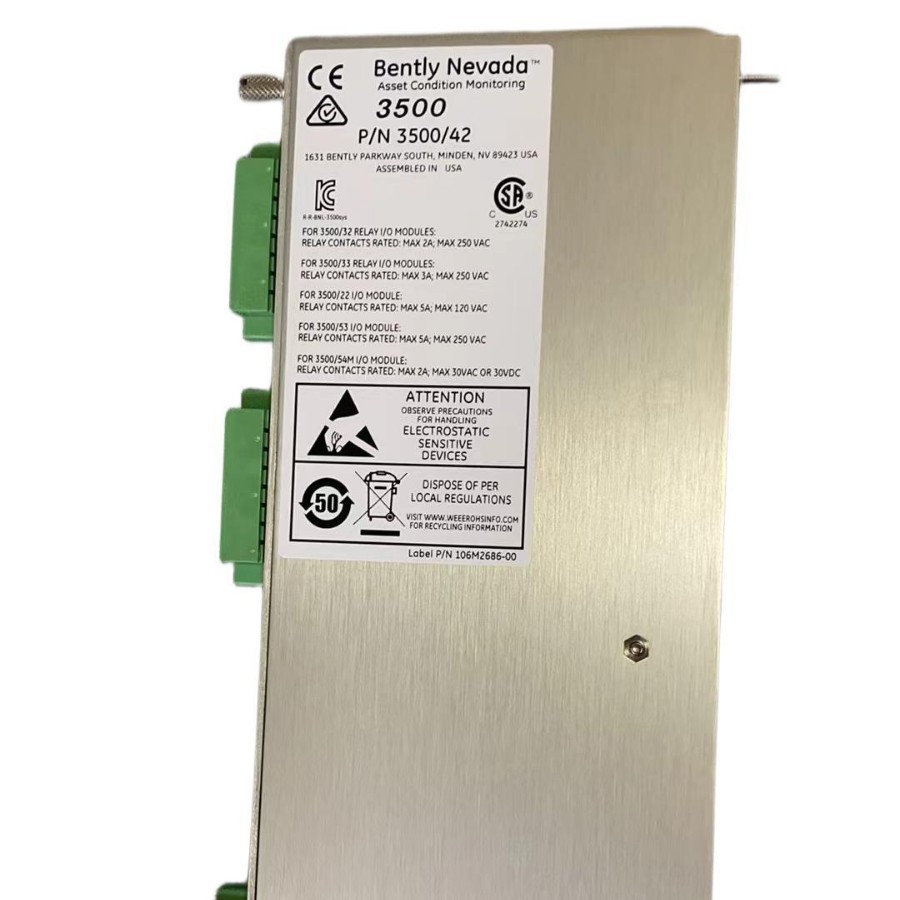 BENTLY本特利Bently模块 3500/42-09-00 176449-02+140471-01