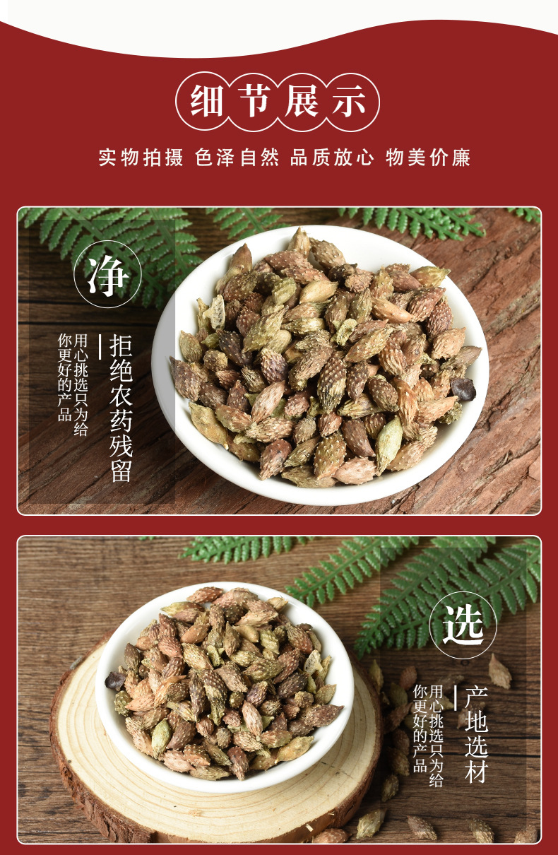 Cang Er Zi (Xanthium sibiricum) — De-Spined Dried Fruit for Herbal Decoction & Soup quality and texture